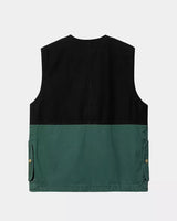 CARHARTT WIP Heston Vest Black Discovery Green