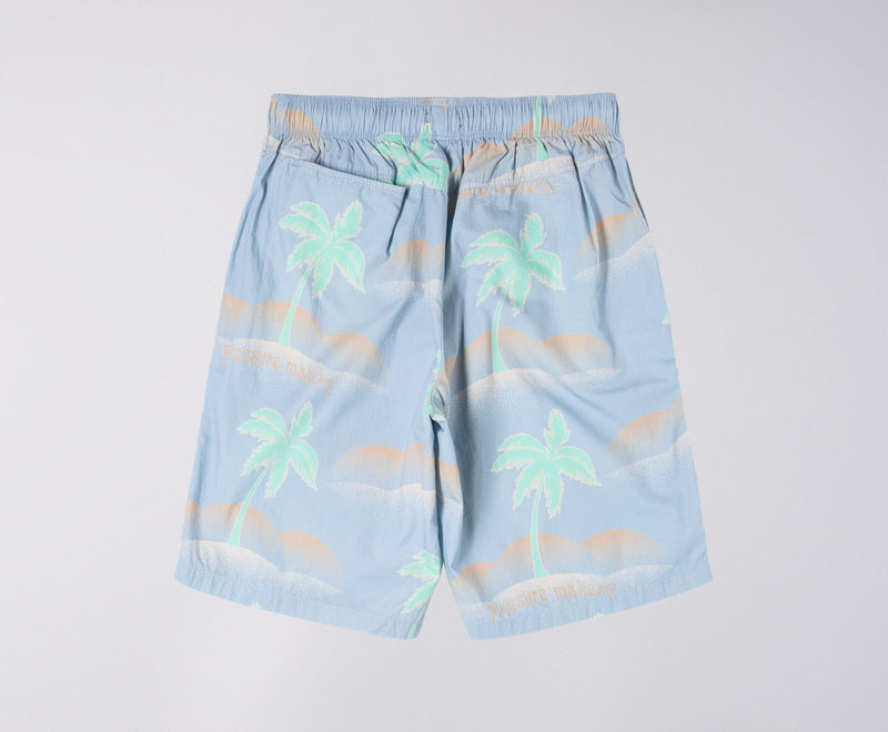 EDWIN Chiba Palm Shorts Ice Blue