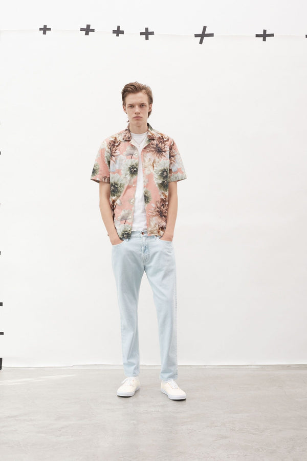 PRESIDENT’S Shirt Rangi Popeline Print Flower Rose