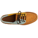 SEBAGO Campsides Askook Jib Brown Tan Light Blue Yell