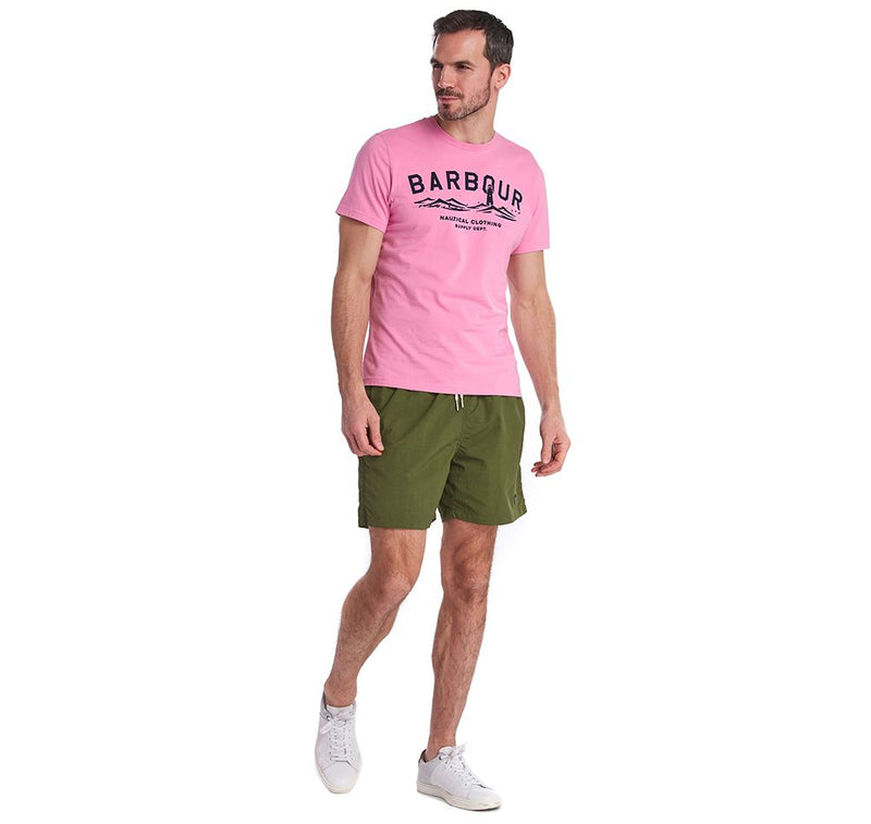Barbour Essential Logo 5'' Swim Shorts Olive