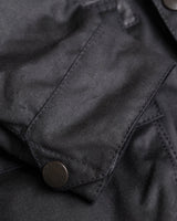 BARBOUR International Steve McQueen A7 V2 Wax Jacket Black