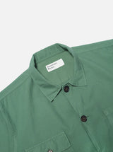 UNIVERSAL WORKS Dockside Overshirt In Green Oxford
