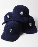 TOO HOT Navy Blue Needle Cord Embroidered Logo Cap