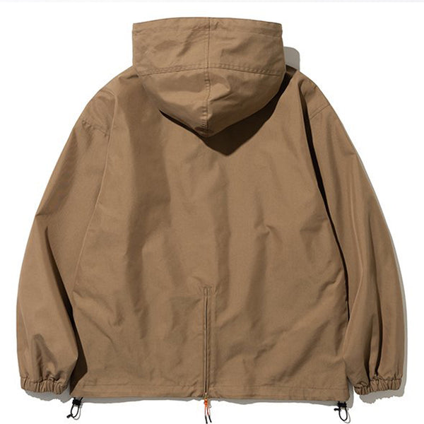 UNIFORM BRIDGE Smock Anorak Jacket Brown