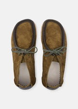 YOGI Torres Leather Reverse Boot On Crepe Olive Green