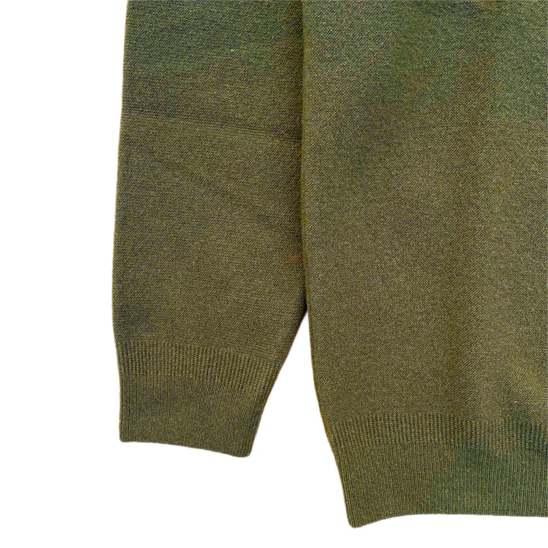 FRESH Crew Neck Wool Sweater Military Green