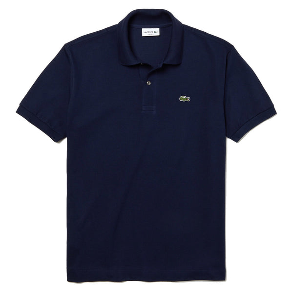 LACOSTE Classic Fit L.12.12 Polo Shirt Navy Blue • 166