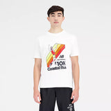 NEW BALANCE Athletics Remastered 10K Coastal Run Short Sleeve T-Shirt In White