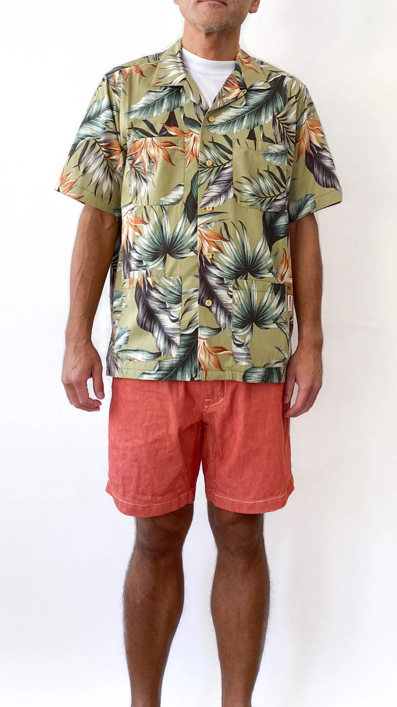 BATTENWEAR Five Pocket Island Shirt Flower Print