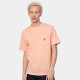 CARHARTT WIP S/S Pocket T-Shirt Grapefruit Heather