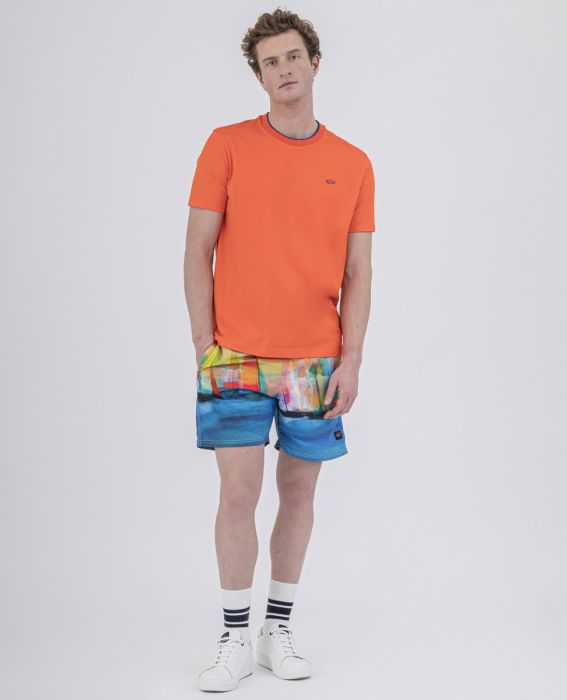 PAUL & SHARK Save The Sea Swim Shorts Printed