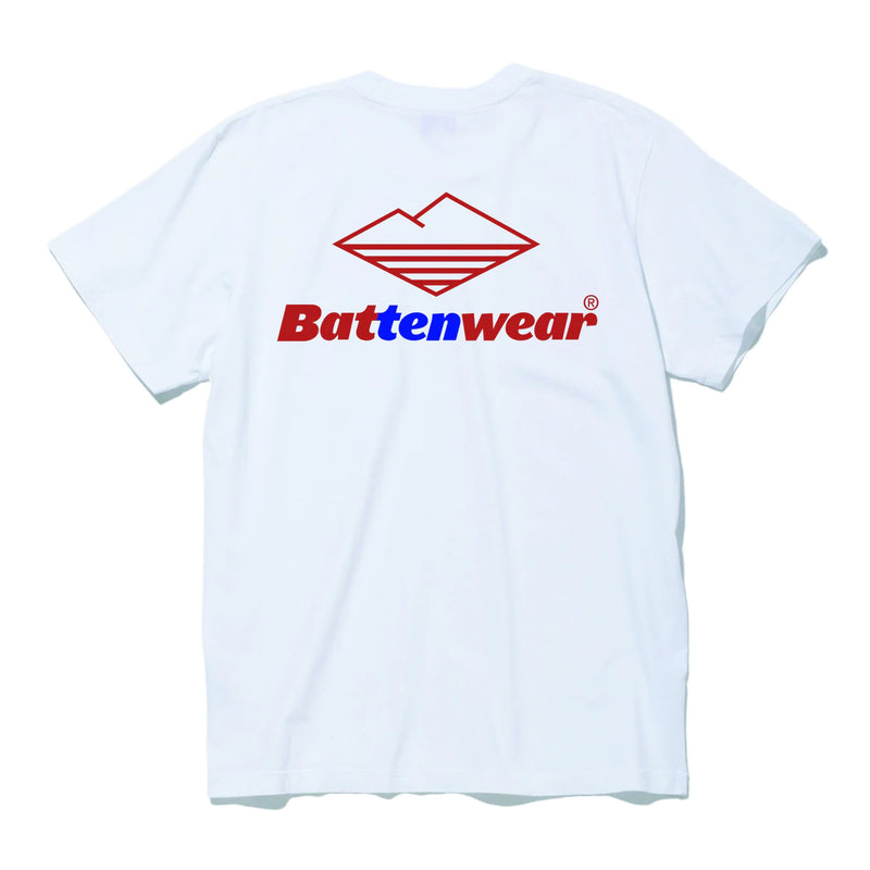 BATTENWEAR 10th Anniversary Team S/S Pocket Tee White