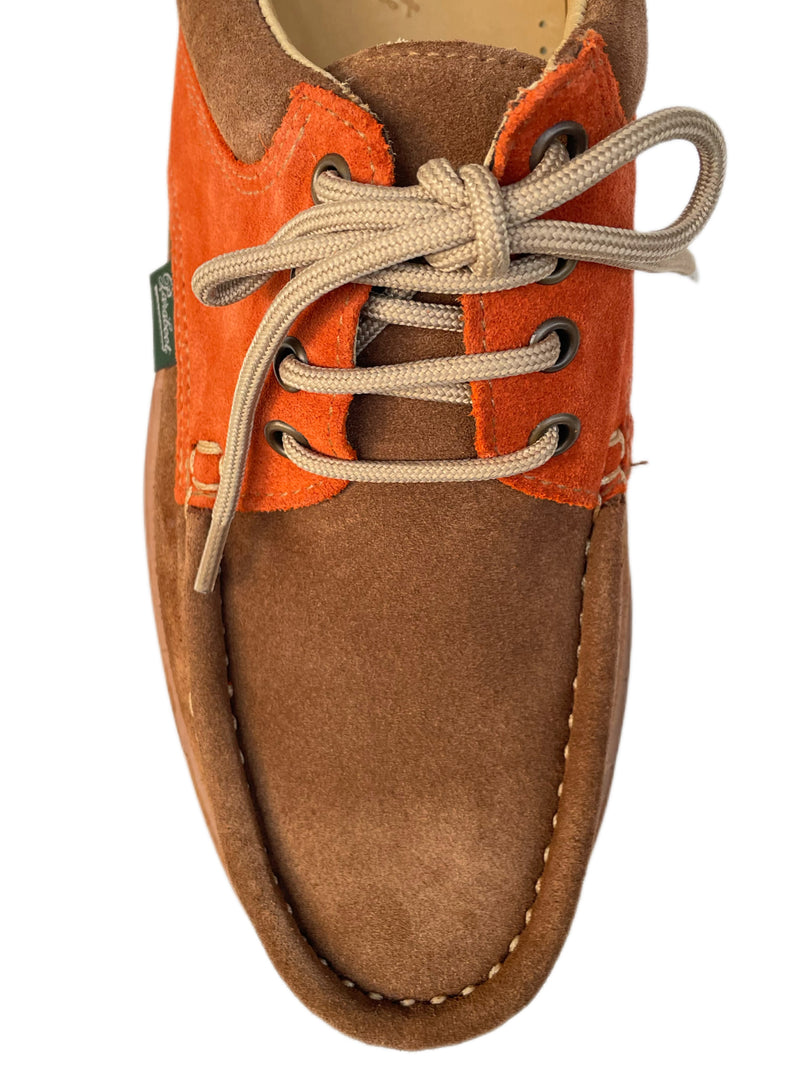 PARABOOT Thiers Velours Terre/Orange - Genuine Rubber Sole