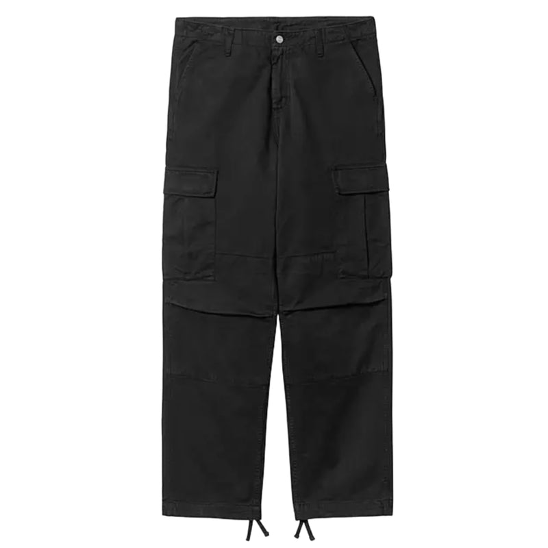 CARHARTT WIP Regular Cargo Pant Black Garment Dyed