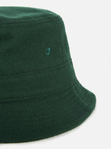 UNIVERSAL WORKS Bucket Hat In Forest Green Melton Wool