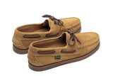 PARABOOT Barth Miel Velours Fauve - Genuine Rubber Sole