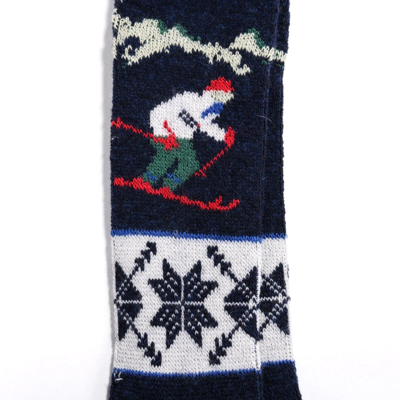 ANONYMOUS ISM Ski Jacquard Crew Sock Navy