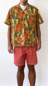 BATTENWEAR Topanga Pullover Shirt Orange Camo