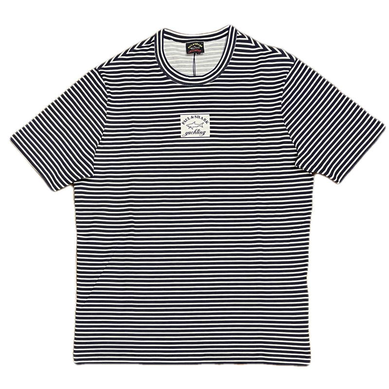 PAUL & SHARK Striped Navy White T-Shirt
