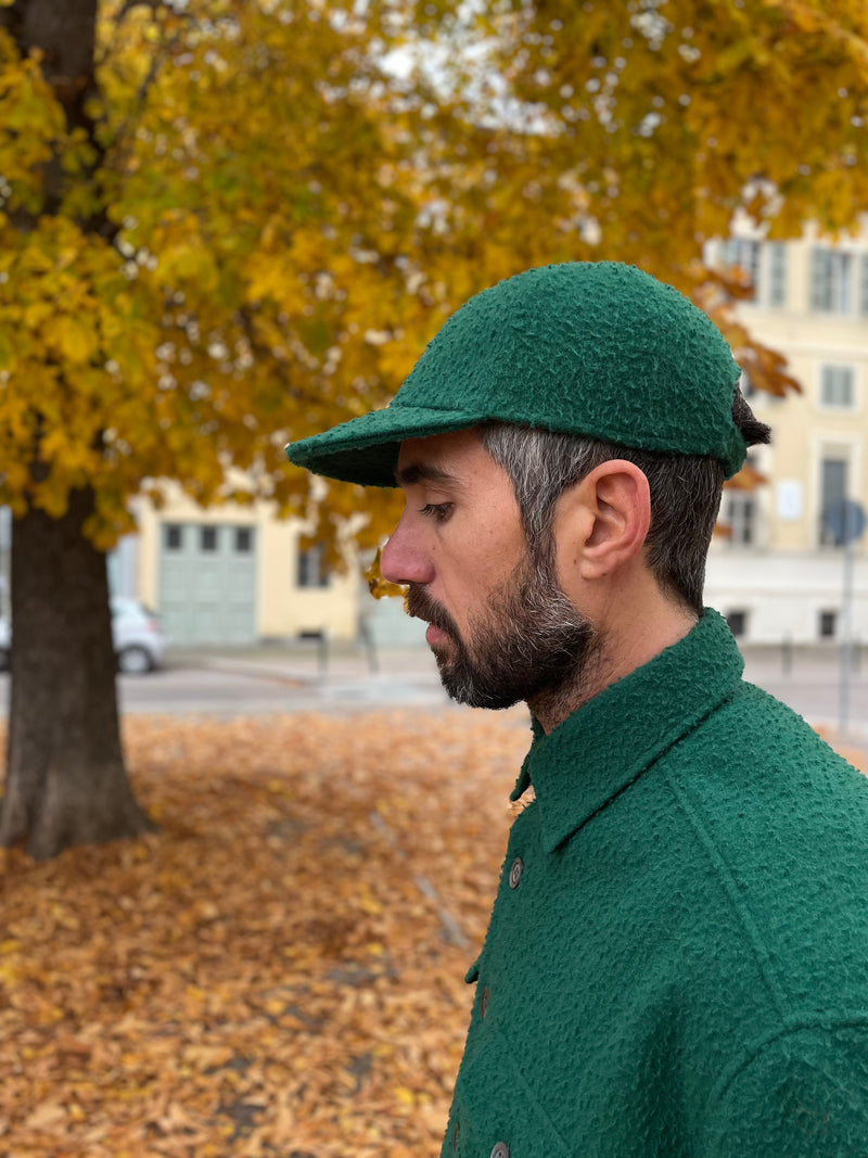 FRESH Casentino Wool Cricket Cap Green