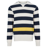 BARBOUR Earl Stripe Crew Navy White Label