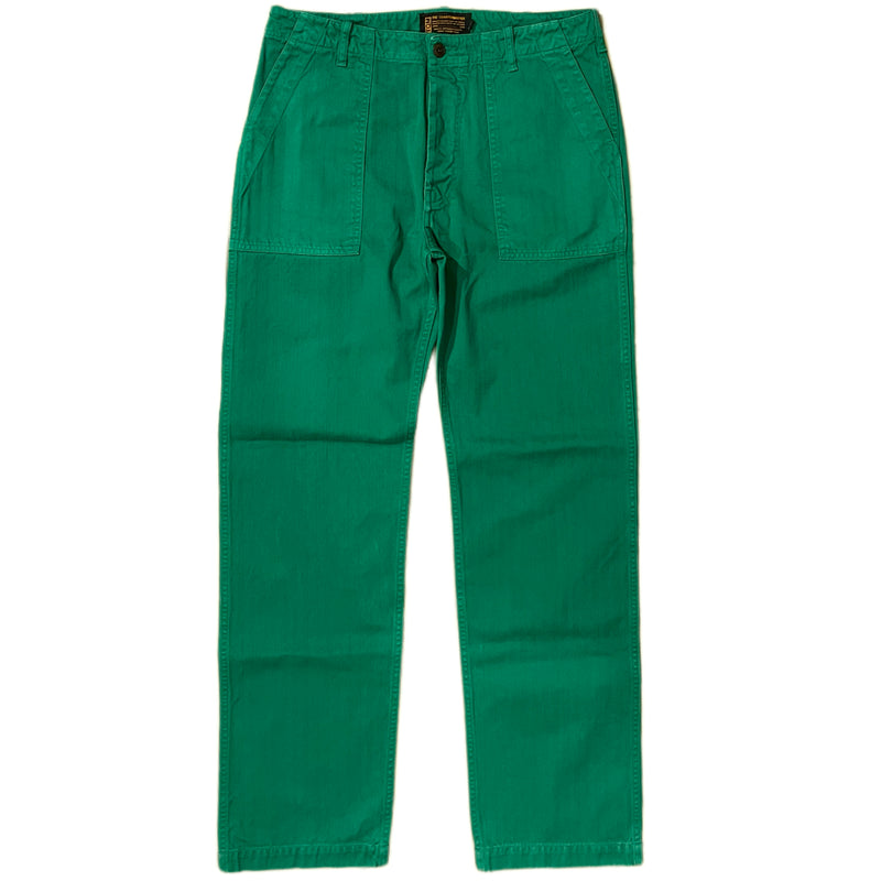 THE QUARTERMASTER Fatigue Trouser In Forest Green