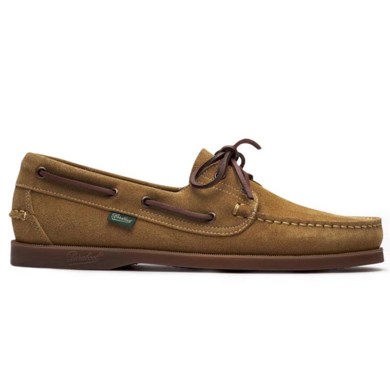 PARABOOT Barth Miel Velours Fauve - Genuine Rubber Sole