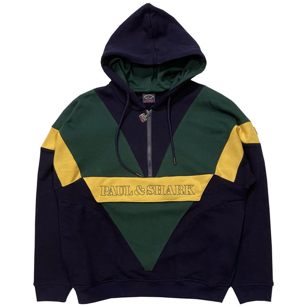 PAUL & SHARK x FRESH Hoodie Winter Fleece Navy