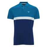 BARBOUR Block Colour Polo Shirt Lyons Blue