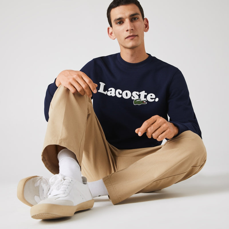 LACOSTE Lacoste And Crocodile Branded Fleece Sweatshirt