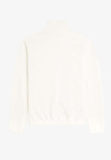 FRED PERRY Reissues Half-Zip Funnel Neck Sweatshirt Snow White