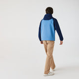 LACOSTE Hooded Colourblock Smock Pullover Anorak Jacket