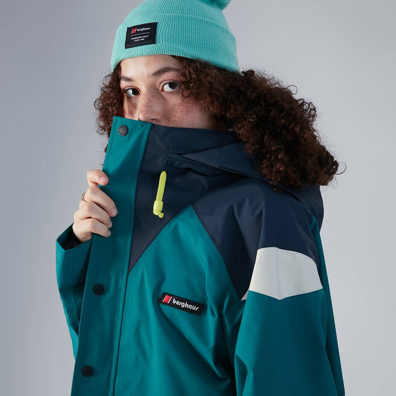 BERGHAUS Unisex Mayeurvate Waterproof Jacket Green / Blue
