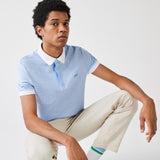 LACOSTE Polo Shirt Short Sleeve Ribbed Collar PH9729 1KC
