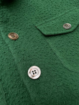 FRESH Casentino Wool Overshirt Green