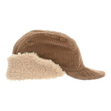 CABLEAMI Cap Quilted Lining 5W Corduroy Camel