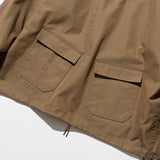 UNIFORM BRIDGE Smock Anorak Jacket Brown