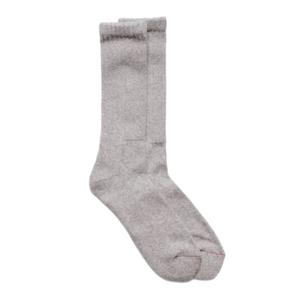 ROTOTO Loose Pile Crew Socks Grey