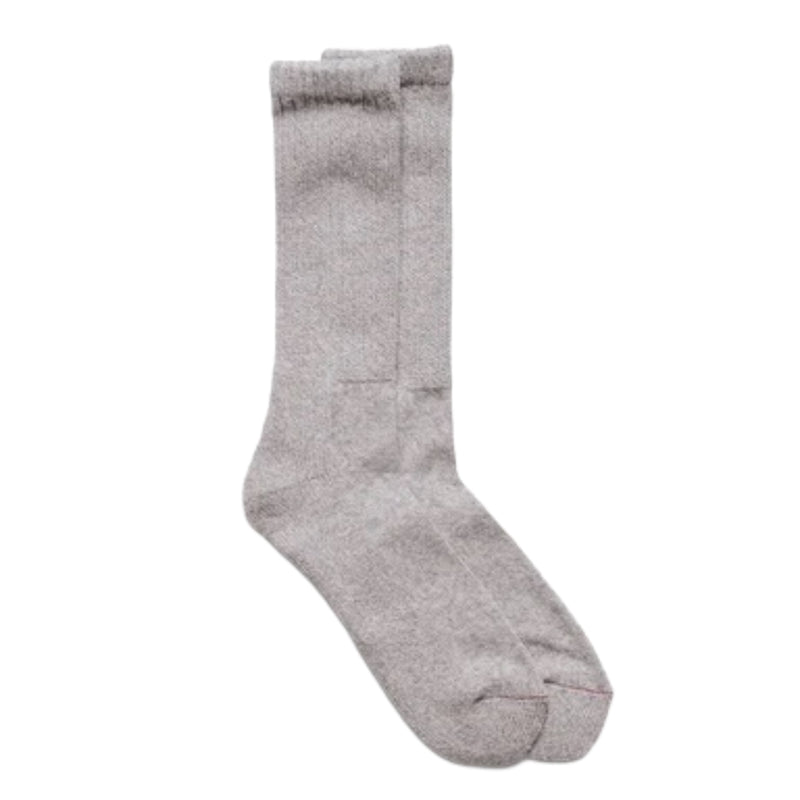 ROTOTO Loose Pile Crew Socks Grey