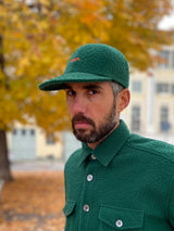 FRESH Casentino Wool Overshirt Green