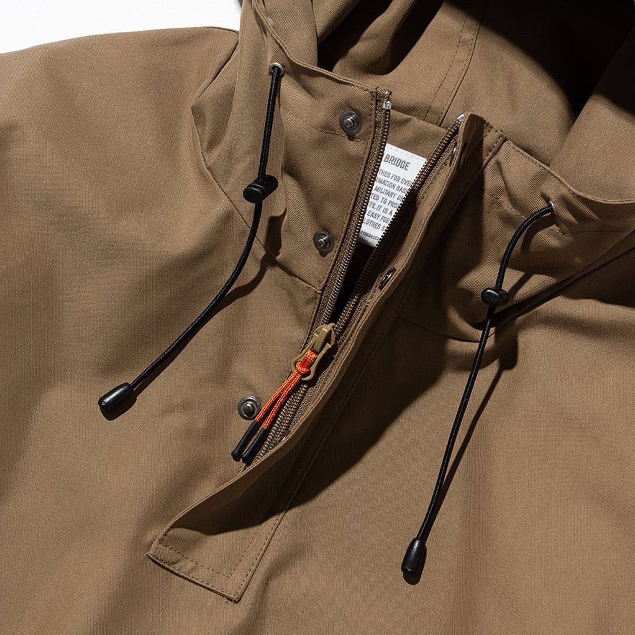 Giacca anorak grembiule UNIFORM BRIDGE Marrone 