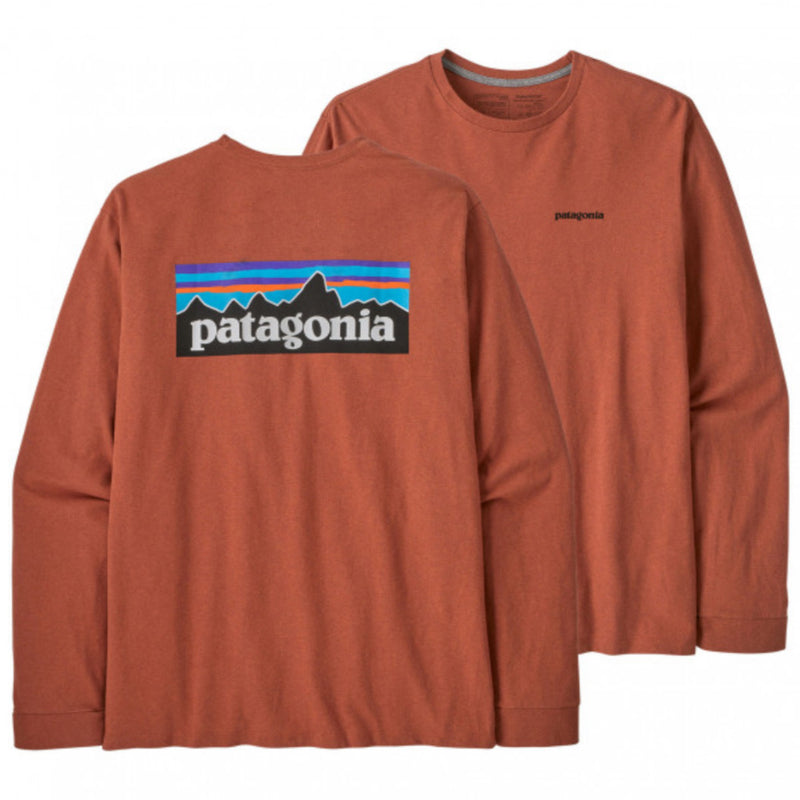 PATAGONIA P-6 L/S Logo Responsibili-Tee® Quartz Coral