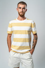LA PAZ Guerreiro 2 Sahara Large Stripe T-Shirt