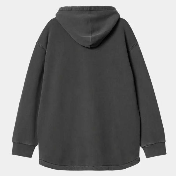 CARHARTT WIP Hooded Arling Sweat Black Garment Dyed