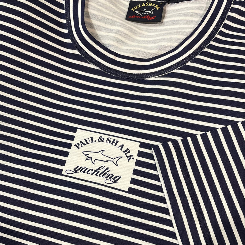 PAUL & SHARK Striped Navy White T-Shirt