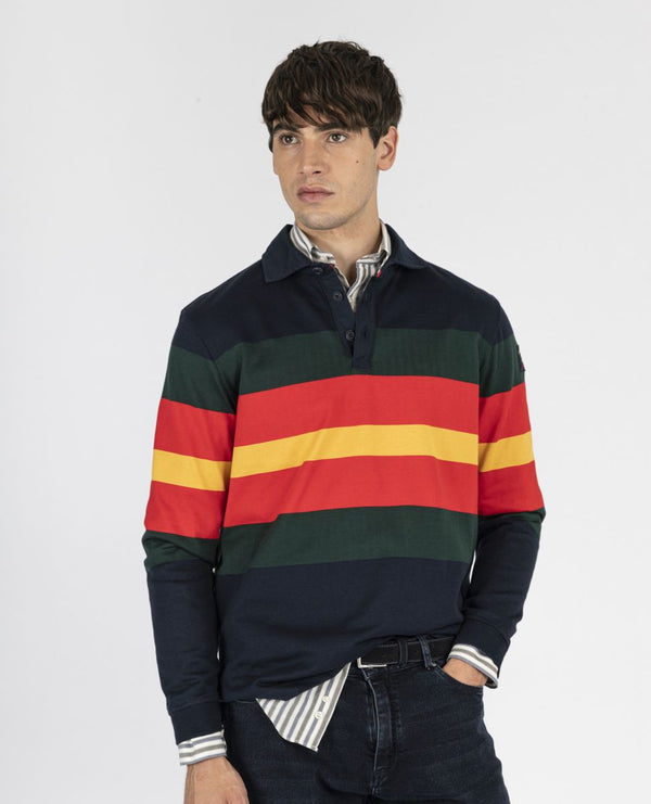 PAUL & SHARK Organic Cotton Polo Rugby Archivio 1989