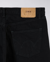 EDWIN Regular Tapered Right Hand Black Denim Black Unwashed Made in Japan