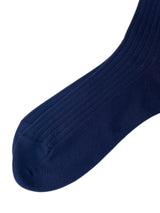 FRESH Cotton Mid-Calf Lenght Socks In Navy