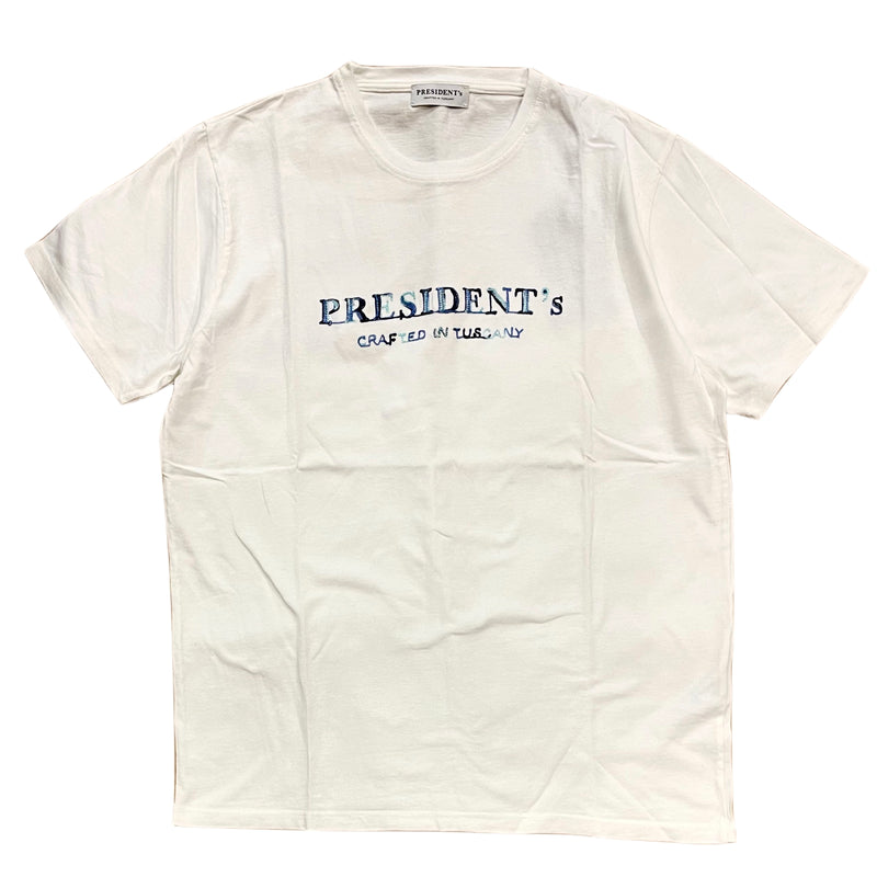 PRESIDENT’S T-Shirt S/S P'S Jersey White Multicolor Blue